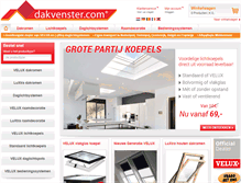 Tablet Screenshot of dakvenster.nl